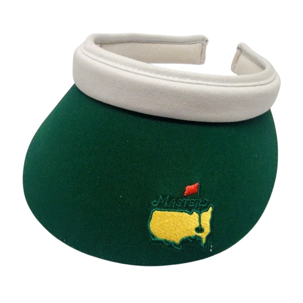 Masters Tournament Hat Visor Mens One Size Green Golf American Needle Augusta
